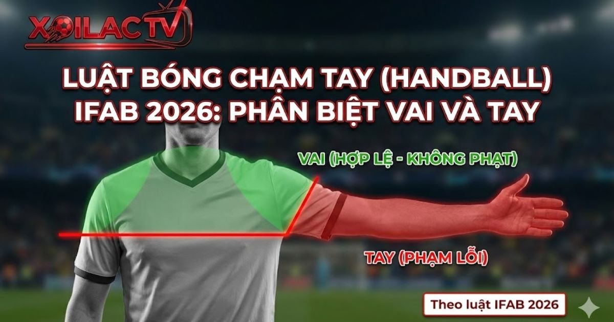 Luật Bóng Chạm Tay (Handball) 2026: Quy Định Mới Nhất Từ IFAB