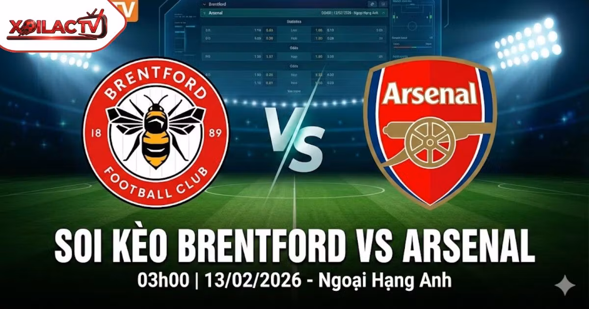 Soi Kèo Brentford vs Arsenal