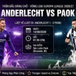 Ảnh bìa nhận định trận đấu Anderlecht vs PAOK 01h30 ngày 14/08 vòng loại Europa League cùng chuyên gia Xoilac TV